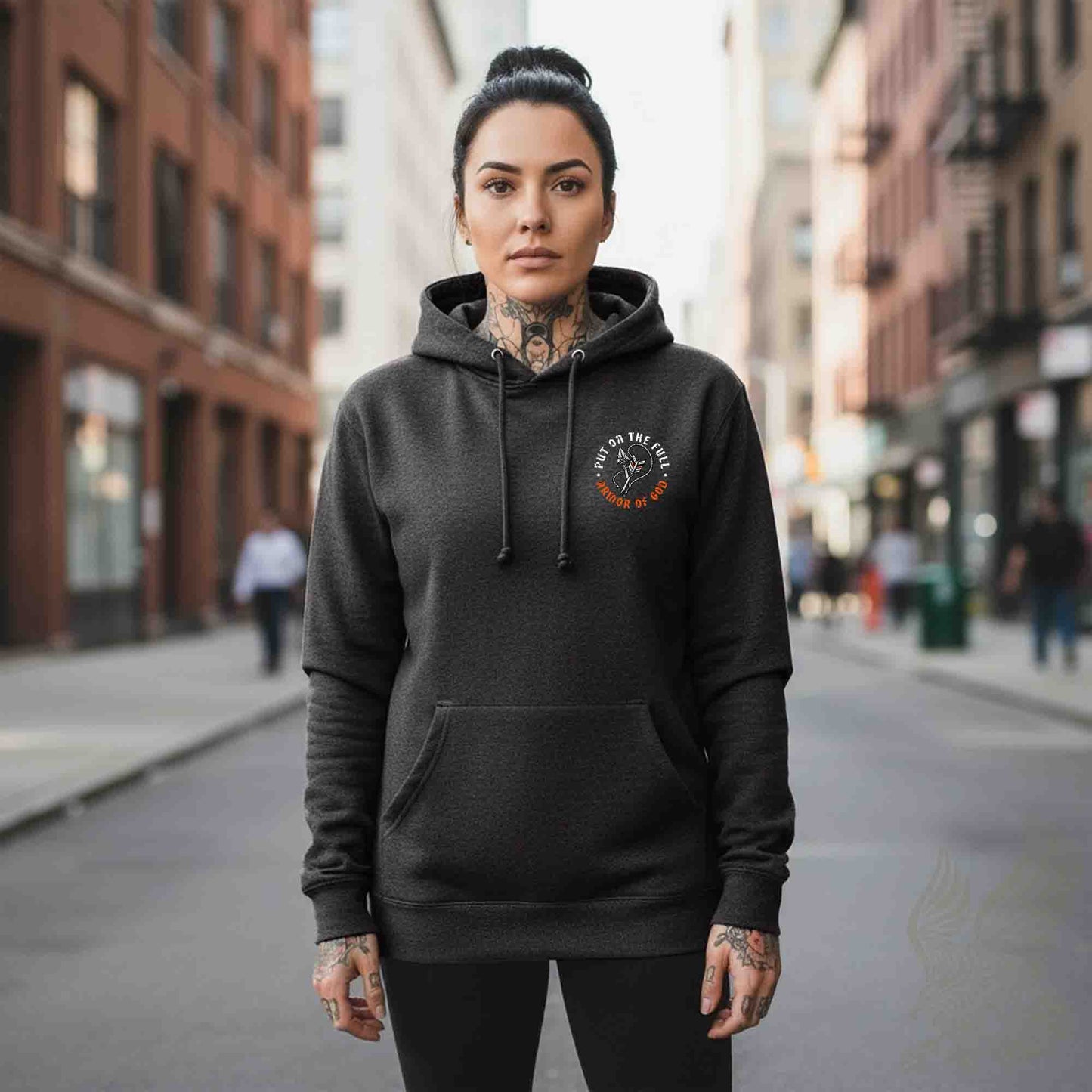 Ephesians 6 Armor of God Scripture Hoodie - Unisex Midweight
