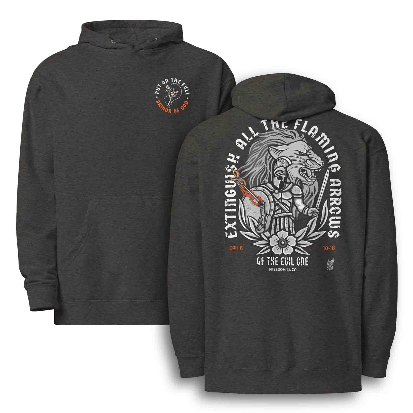 Ephesians 6 Armor of God Scripture Hoodie - Unisex Midweight