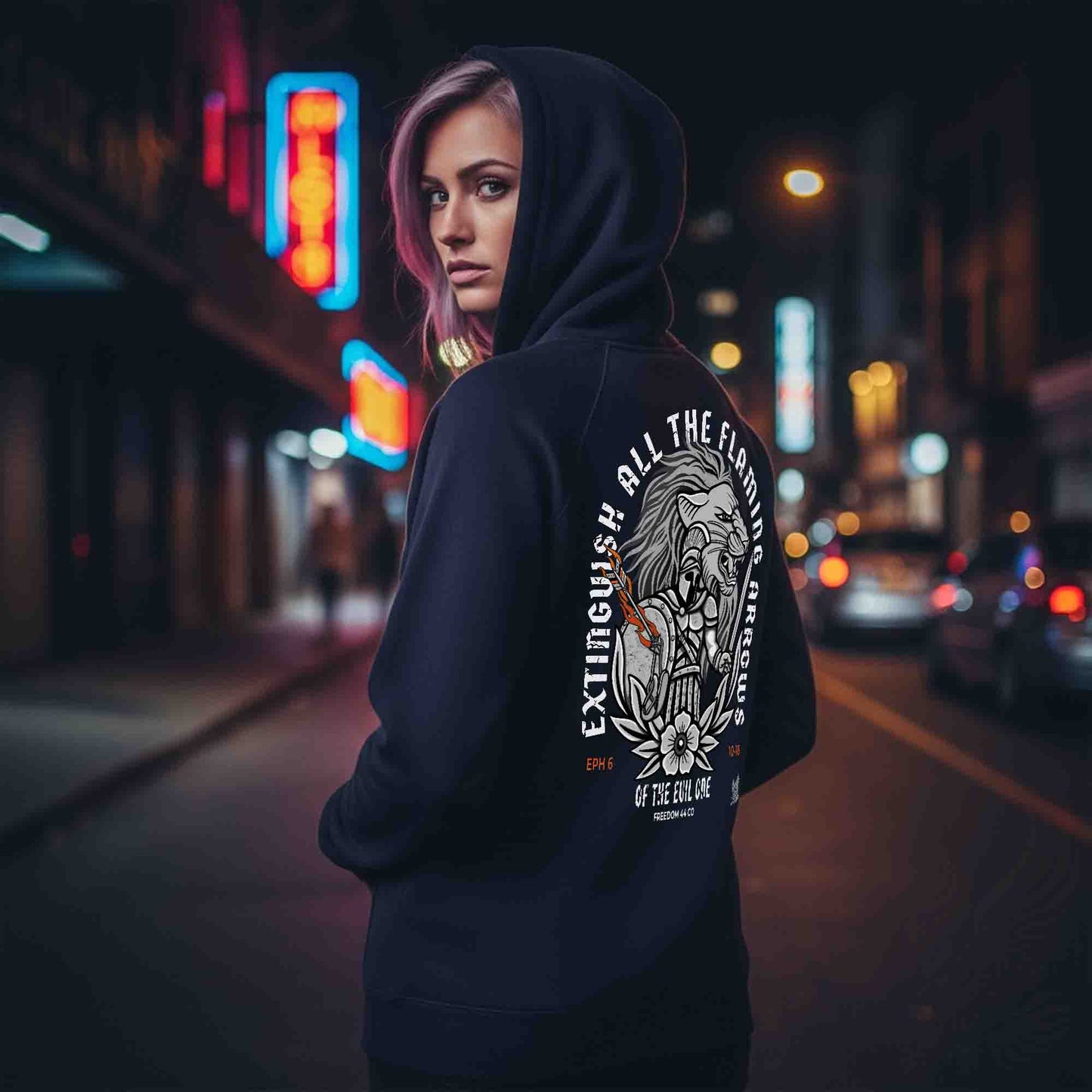 Ephesians 6 Armor of God Scripture Hoodie - Unisex Midweight