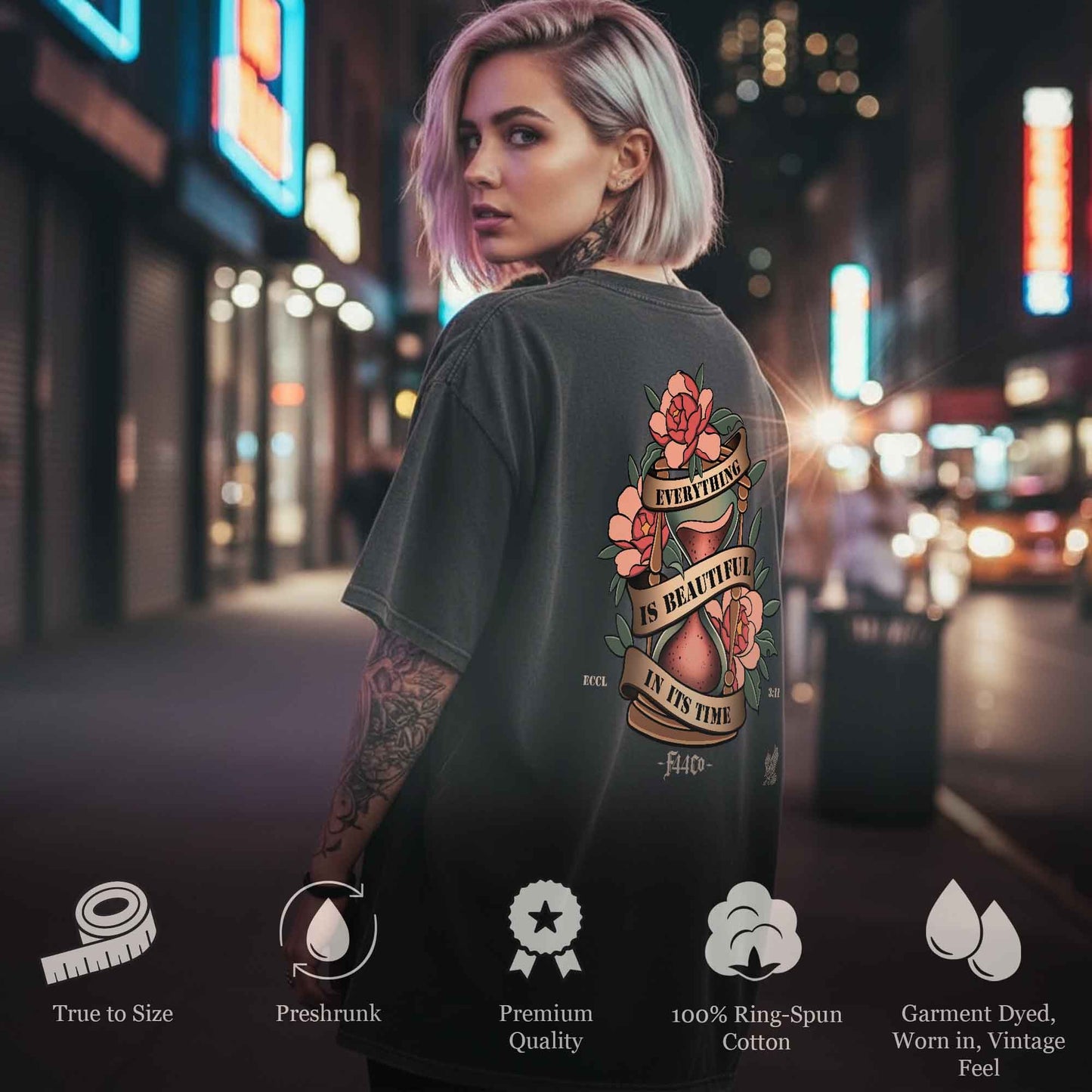 Ecclesiastes 3:11 He Has Made Everything Beautiful Garment-Dyed Heavyweight Tee