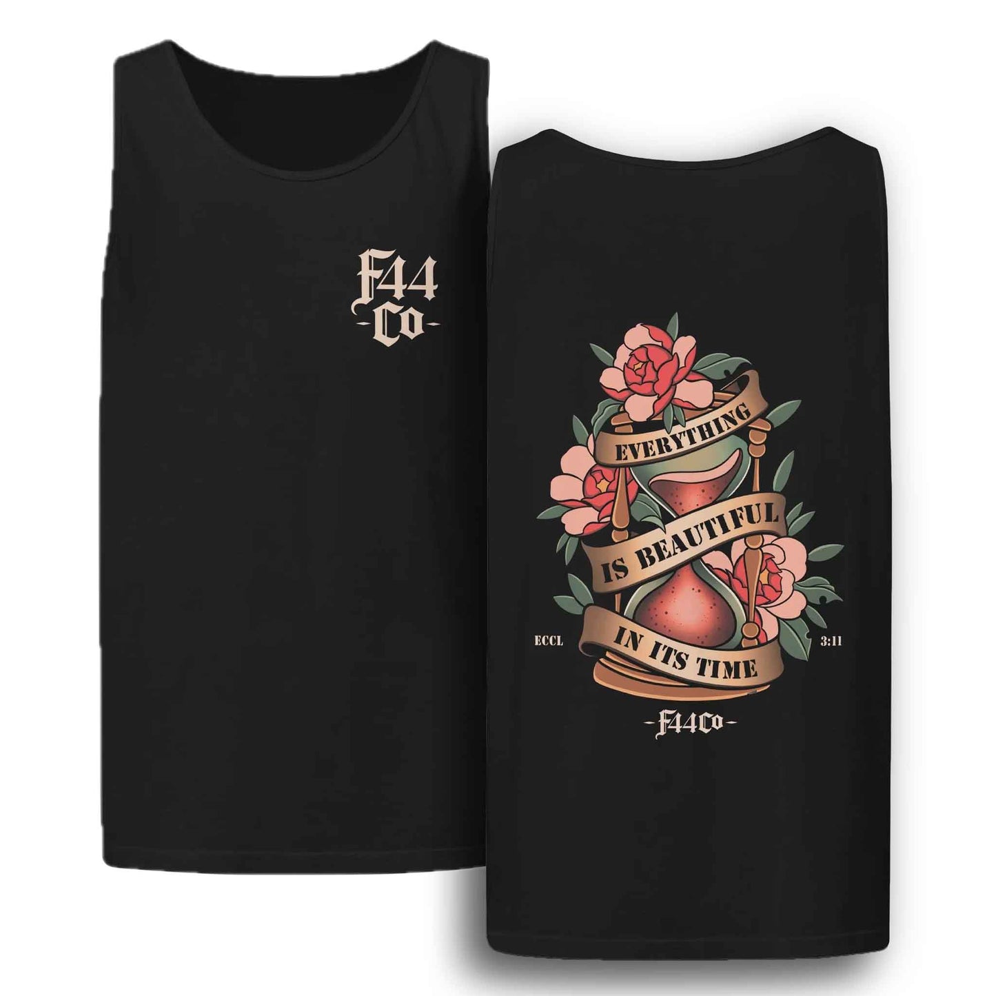 Ecclesiastes 3:11 Garment-Dyed Tank Top | Christian Tattoo Streetwear