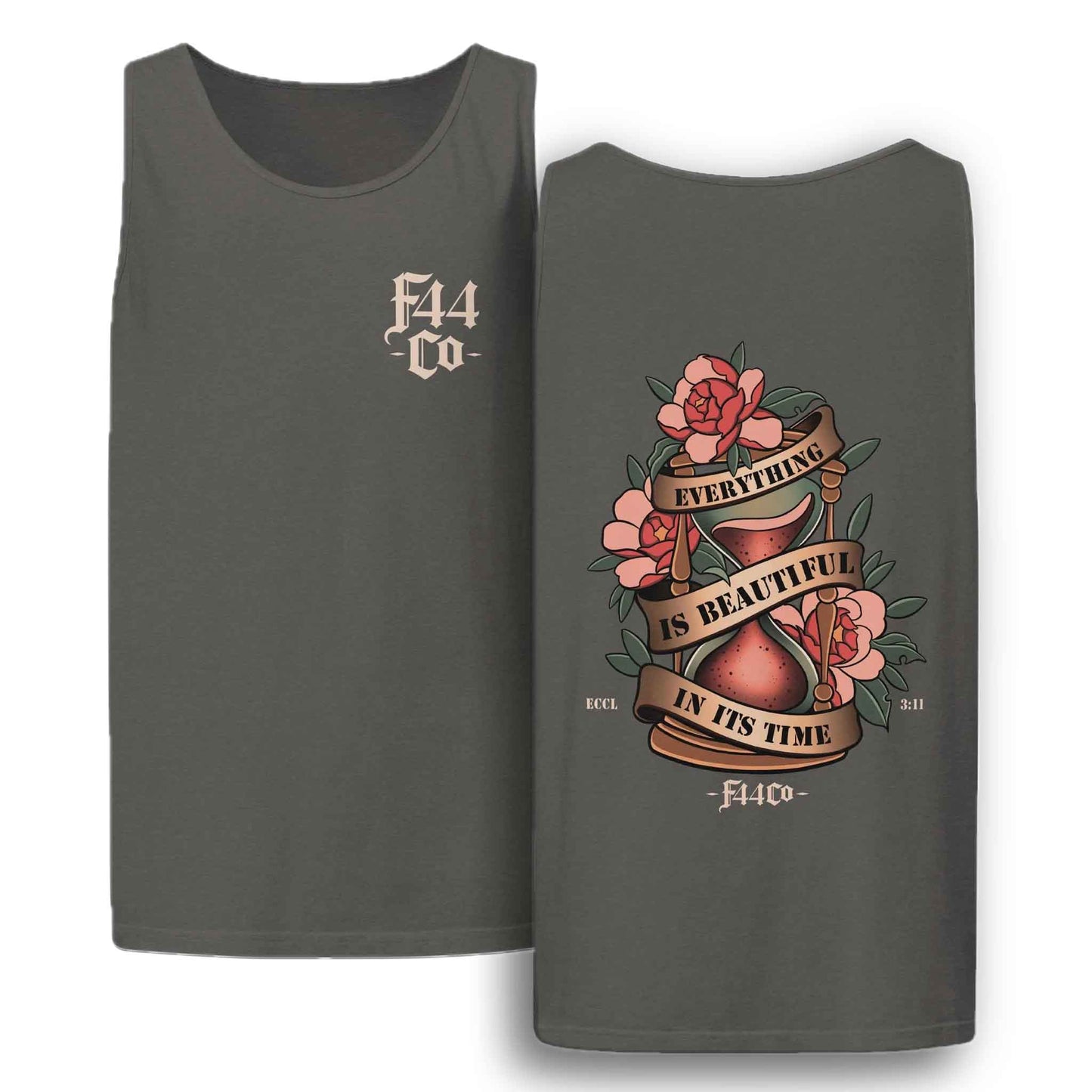 Ecclesiastes 3:11 Garment-Dyed Tank Top | Christian Tattoo Streetwear