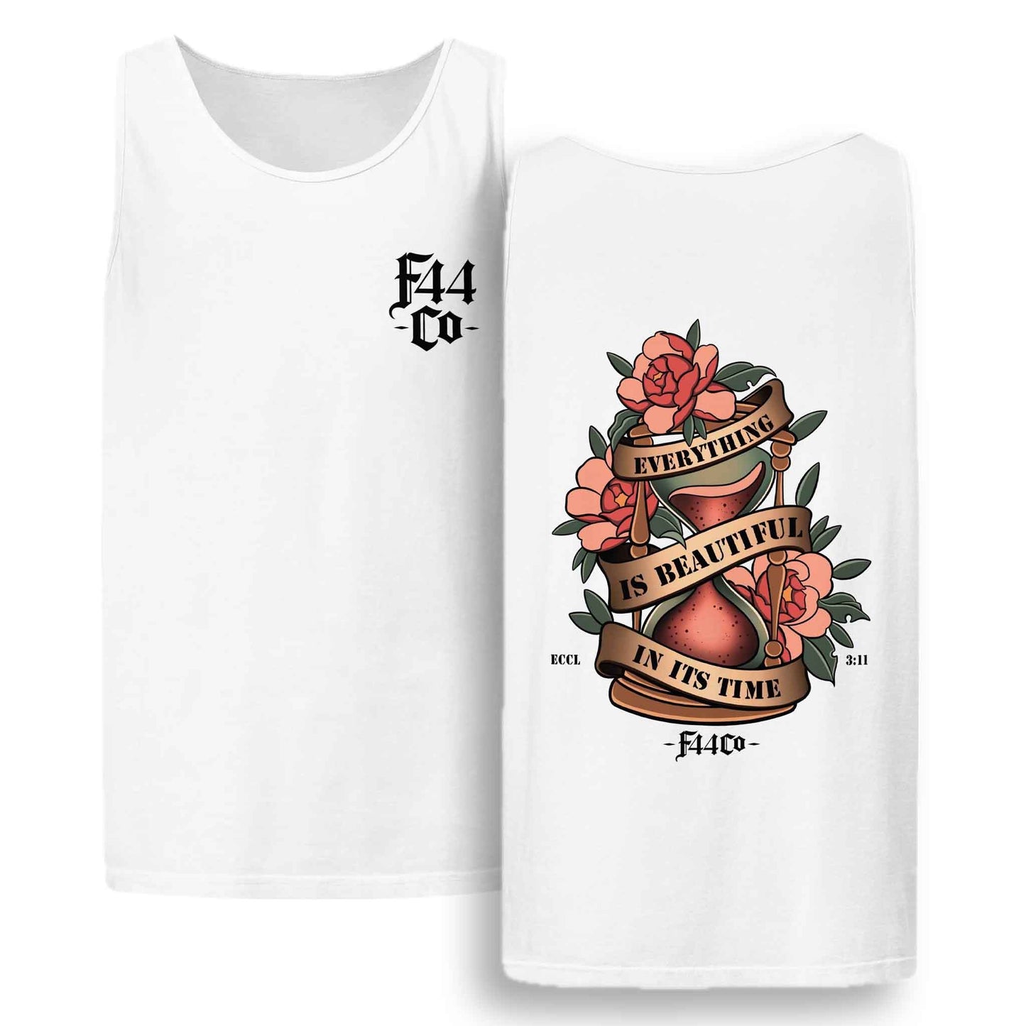Ecclesiastes 3:11 Garment-Dyed Tank Top | Christian Tattoo Streetwear