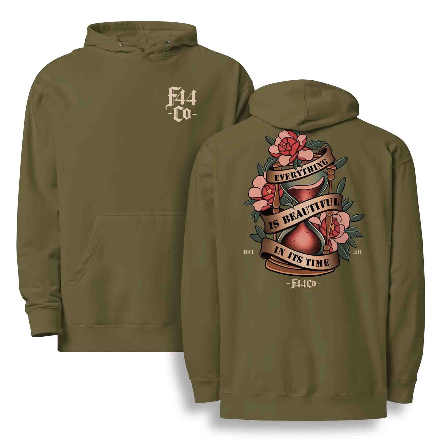 Ecclesiastes 3:11 He Has Made Everything Beautiful Scripture Hoodie - Unisex Midweight