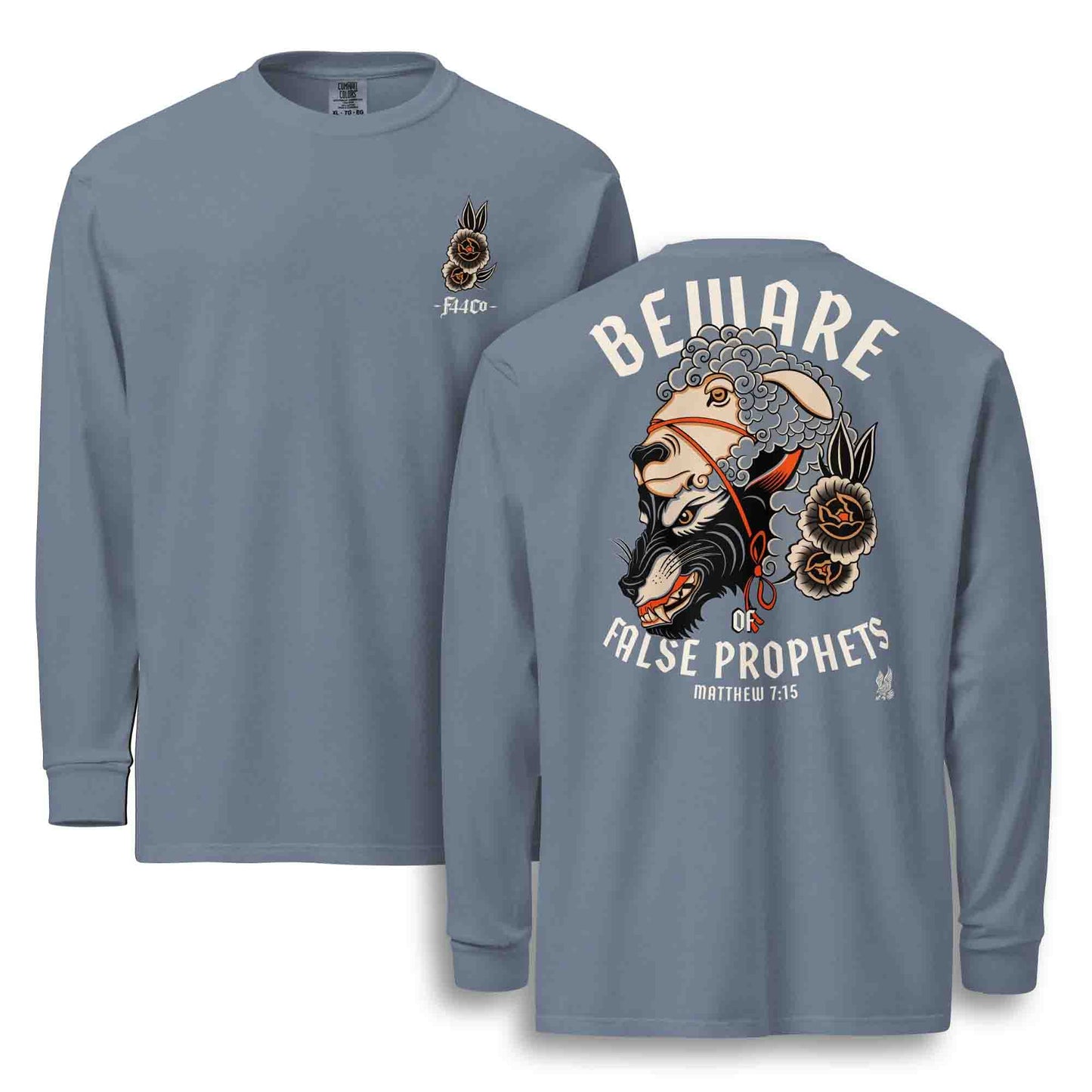Beware of False Prophets Long Sleeve Tee - Matthew 7:15