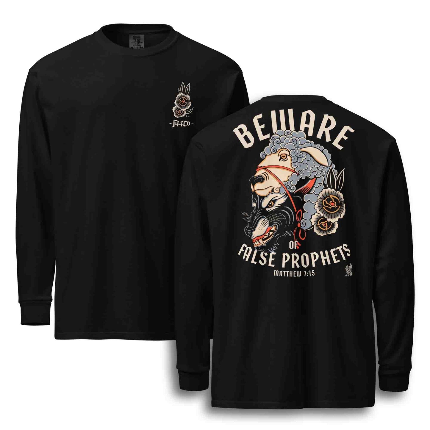 Beware of False Prophets Long Sleeve Tee - Matthew 7:15