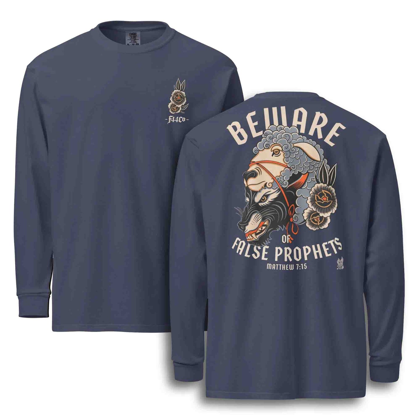 Beware of False Prophets Long Sleeve Tee - Matthew 7:15