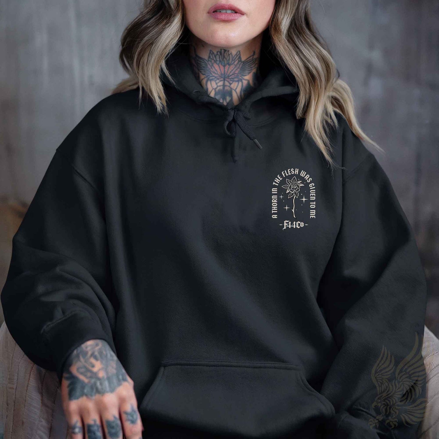 My Grace Is Sufficient – 2 Corinthians 12:7-9 Christian Streetwear Hoodie