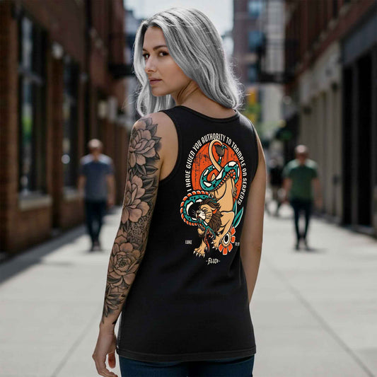 Authority Over Serpents Tank Top – Luke 10:19 Scripture Tee