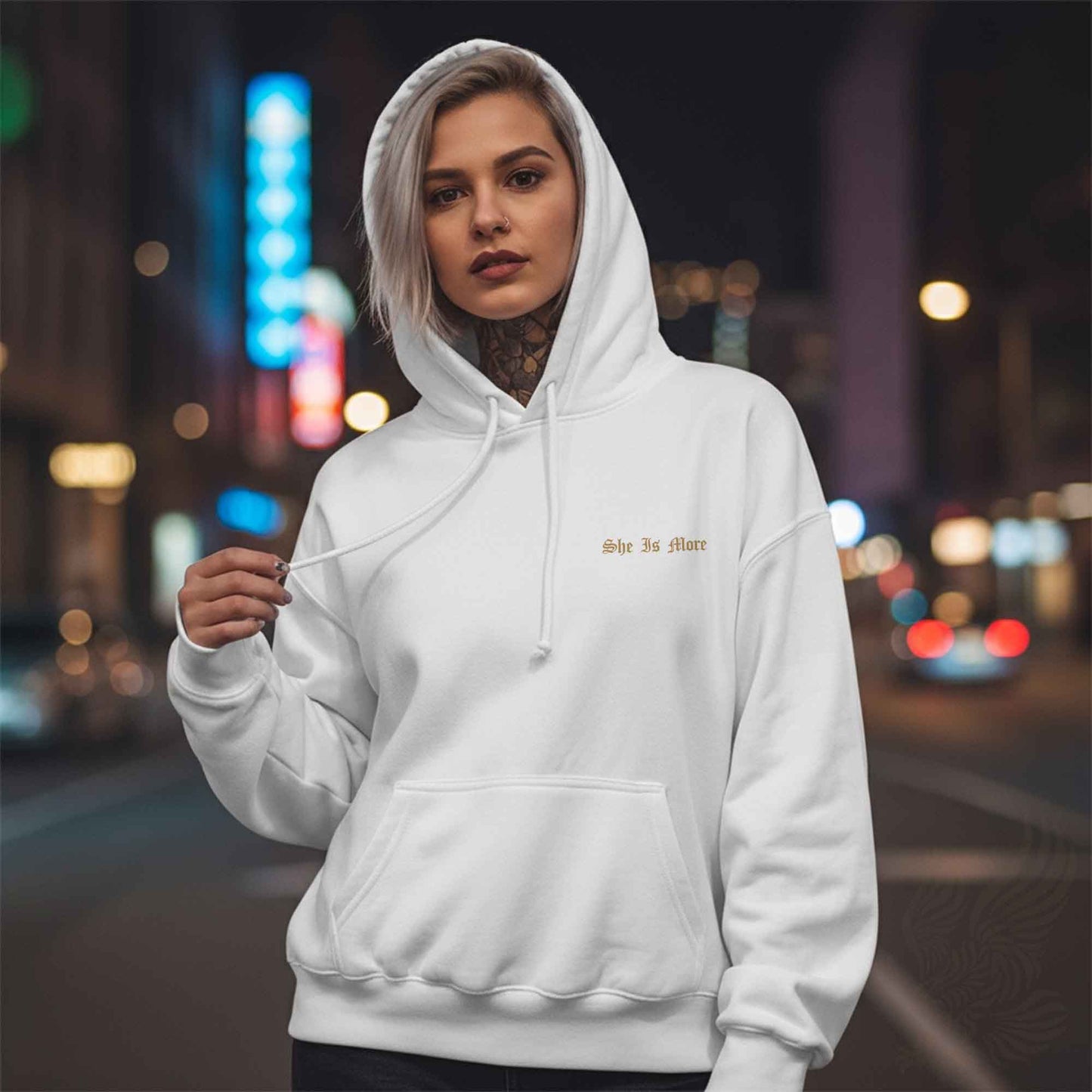 Proverbs 3:15 She is More Precious Than Jewels Scripture Hoodie - Unisex Midweight
