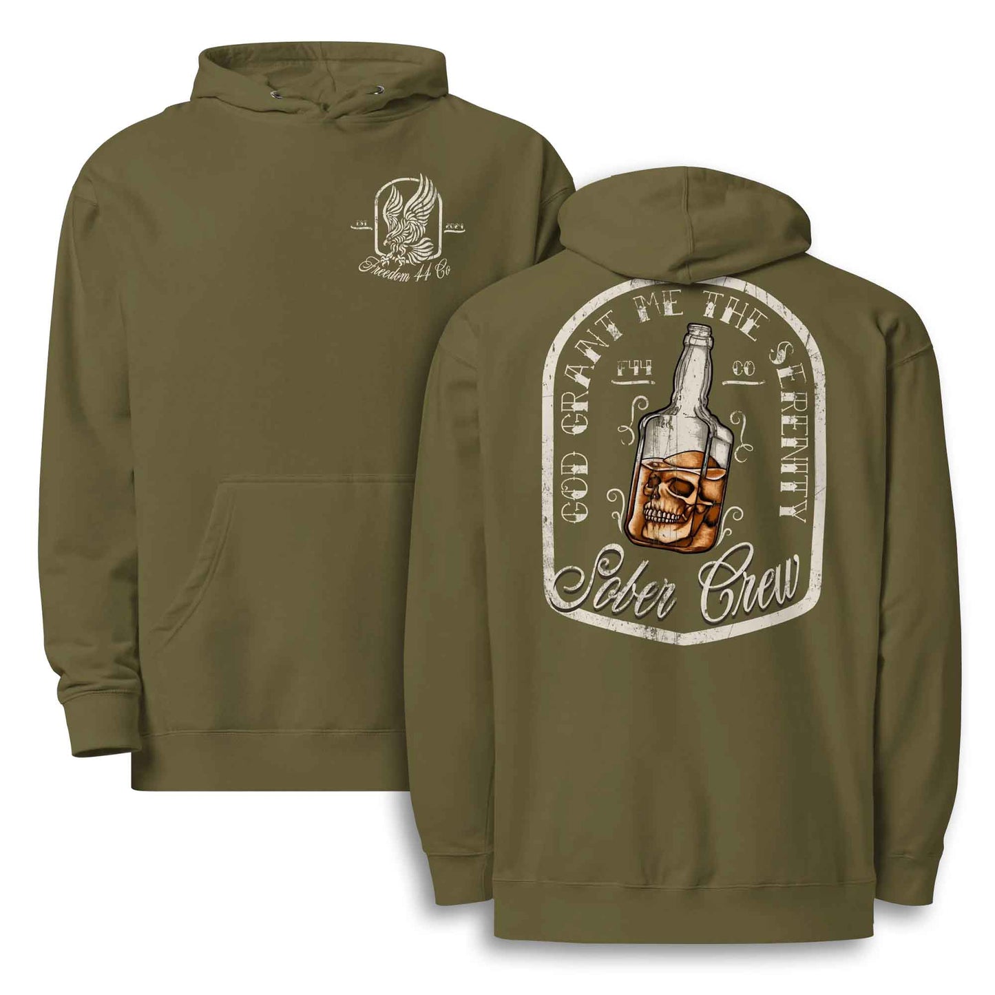 Serenity Prayer Hoodie – Faith-Inspired Sobriety Apparel