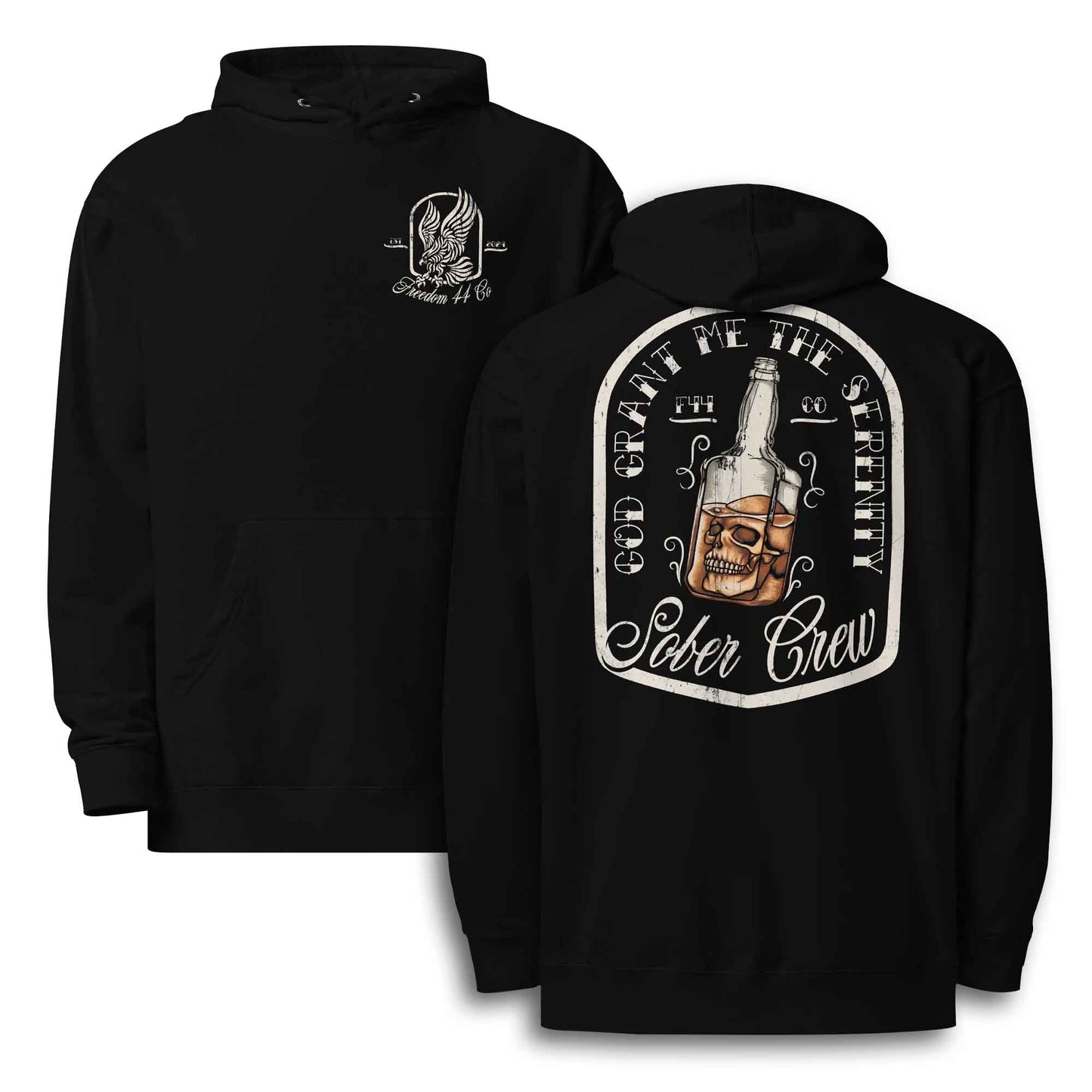 Serenity Prayer Hoodie – Faith-Inspired Sobriety Apparel