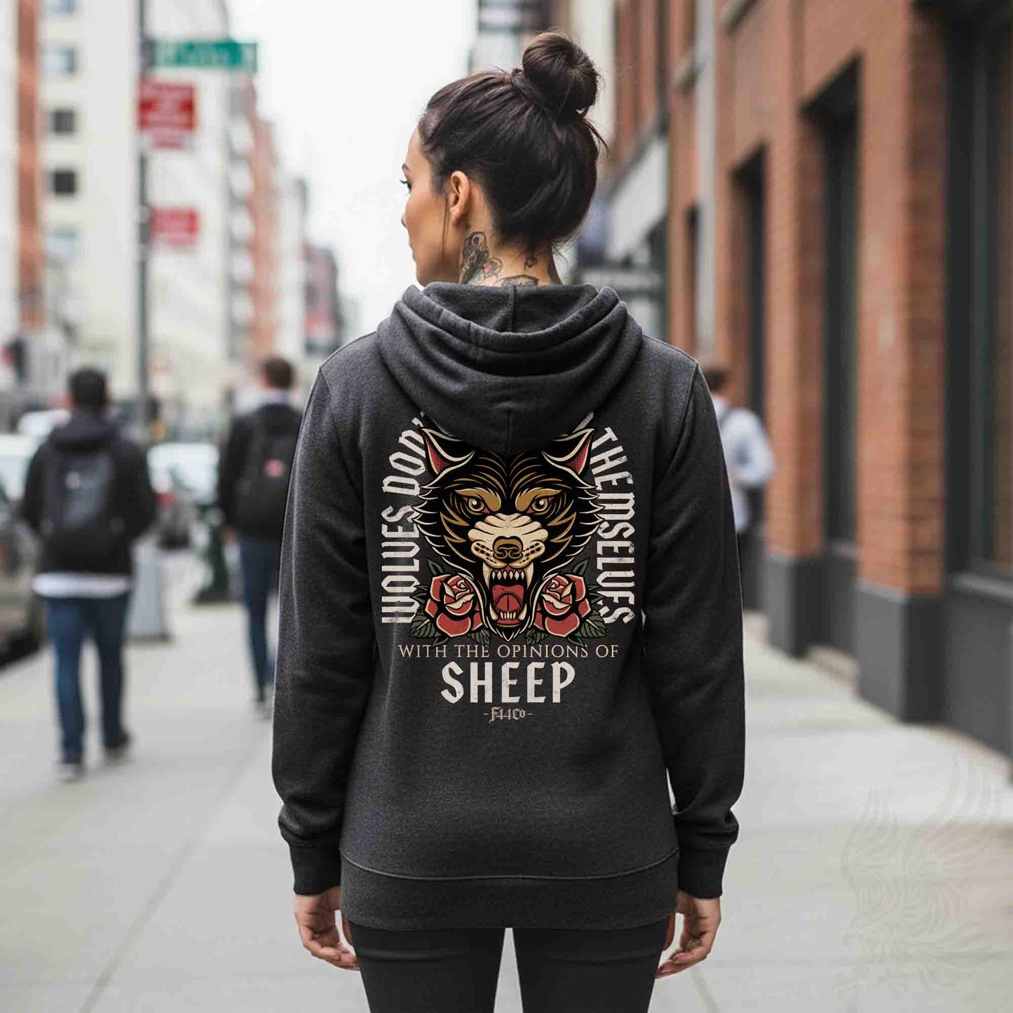 Wolves Don't Concern Themselves With Opinions of Sheep Hoodie